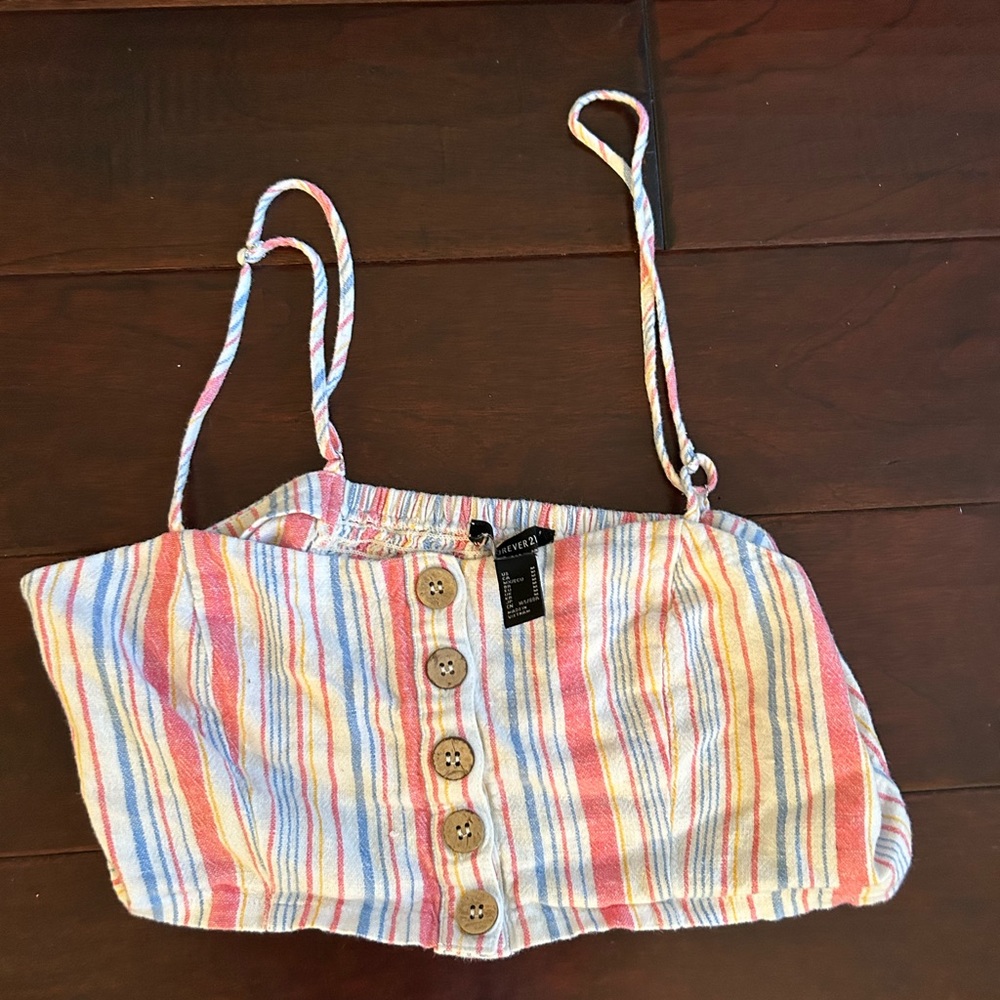 forever 21 crop top size medium.